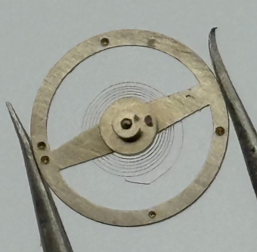 Amida 562 Balance Wheel Complete And Spring  8¾’’’ 874 Watch Movement Parts NOS