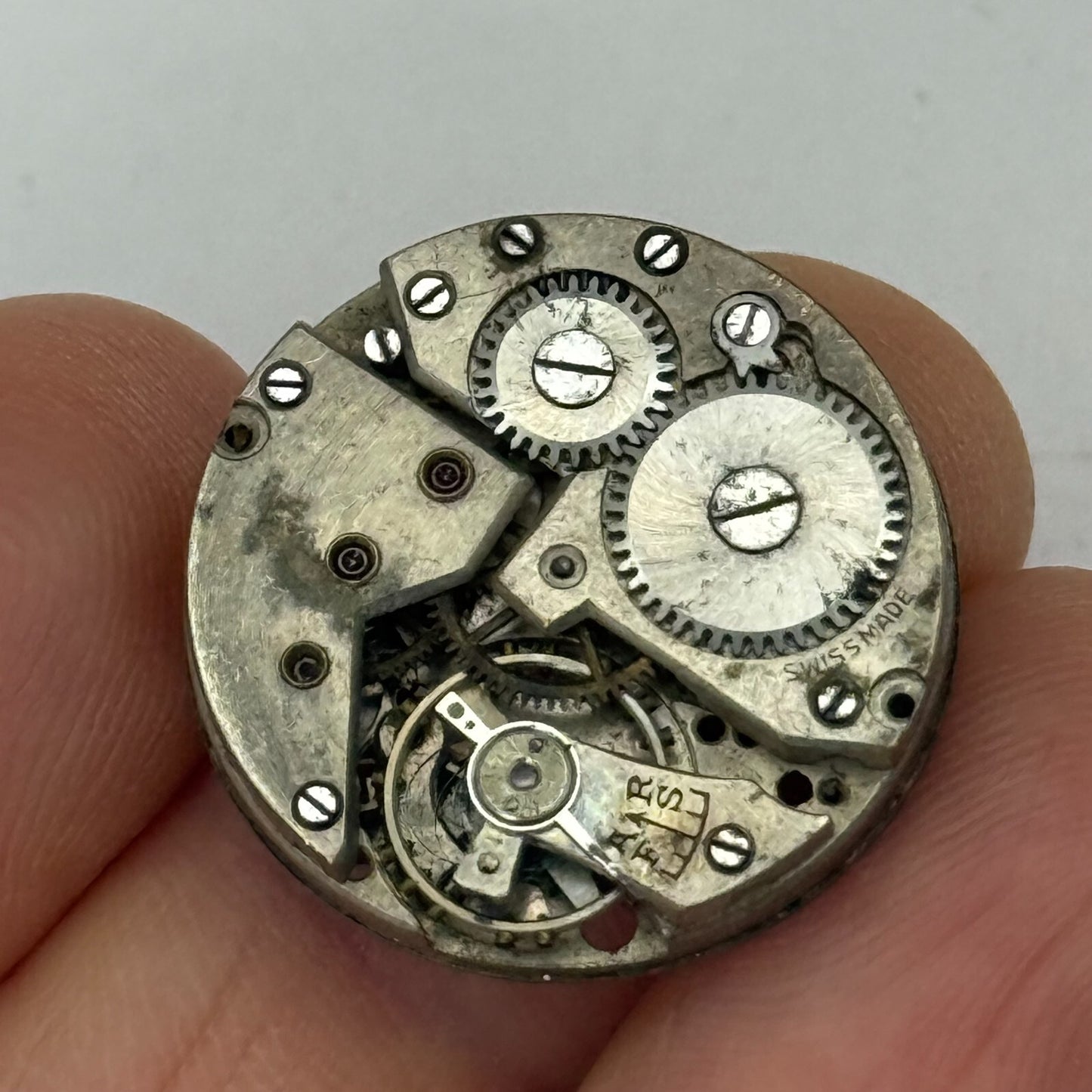 21.8mm Vintage FHF 11 Swiss Made Manual Wind Watch Movement PARTS REPAIR