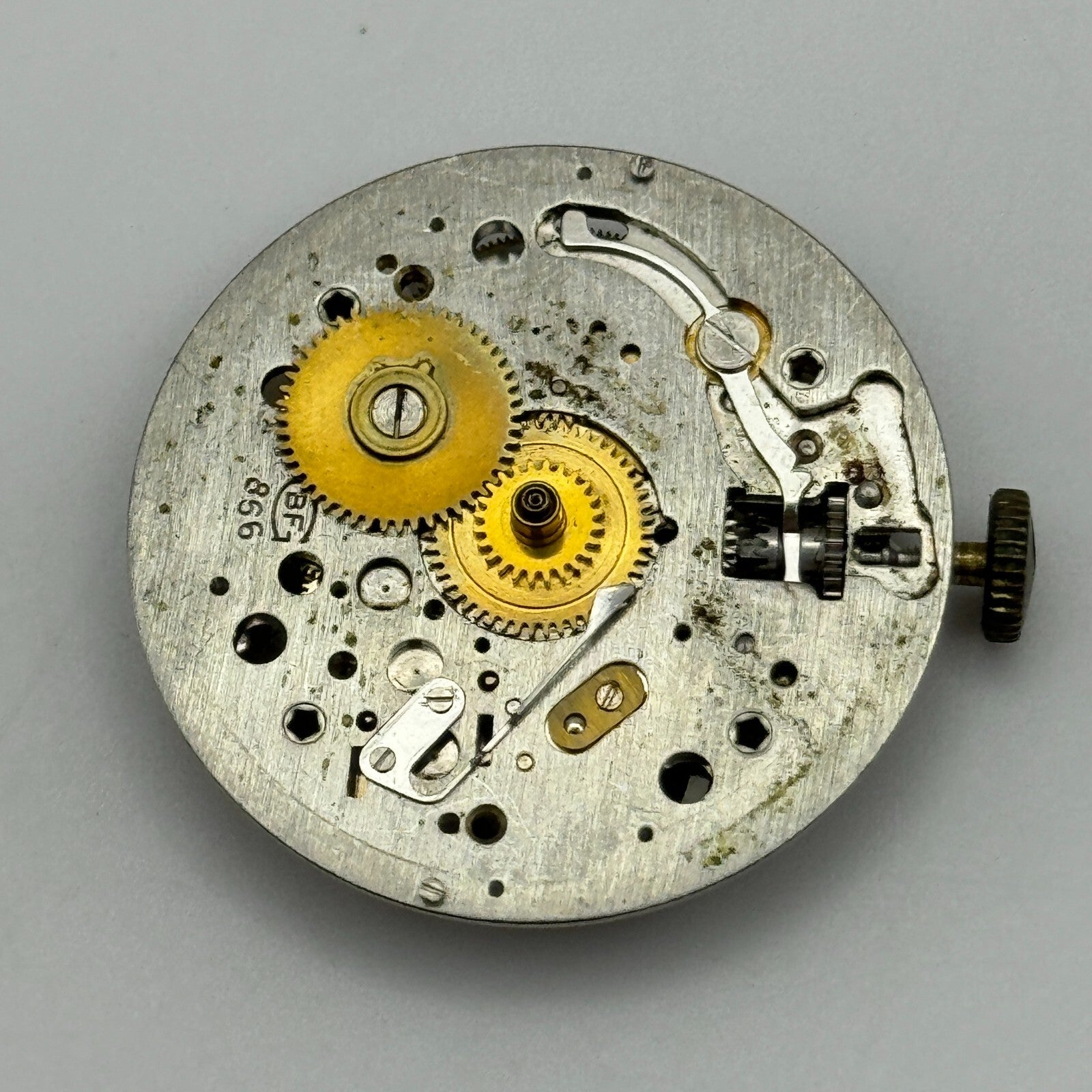 31mm Men's Lucerne BFG 866 Hafner Watch Co Swiss Manual Wind Watch Movement PART