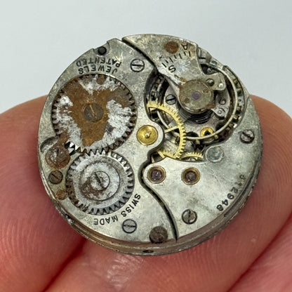 23.4mm Vintage Cyma J W Benson Ref 030 Manual Wind Watch Movement PARTS REPAIR