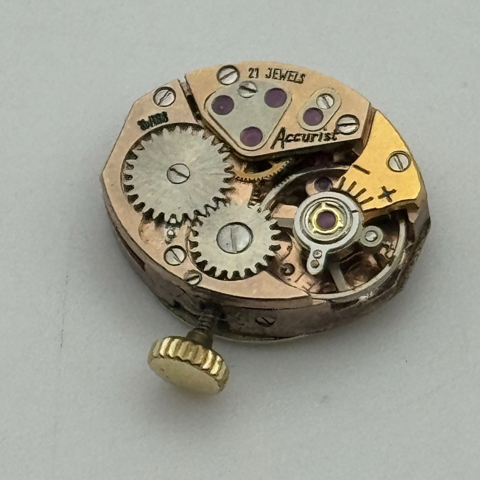 13mm Ladies Accurist ETA 2487 Manual Wind 21 Jewels Swiss Watch Movement PARTS