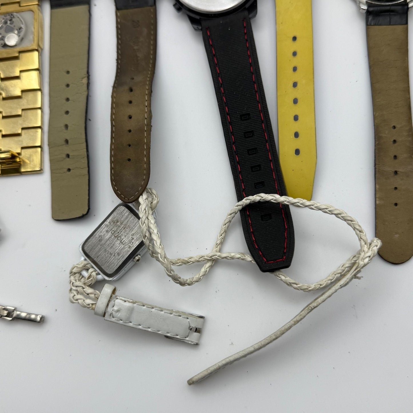 Bundle Of 16 Quartz Watches Modern / Vintage Untested Parts / Repair / Crafts