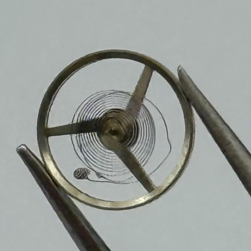 ST 69-21 Balance Wheel Complete And Spring 1509 M Watch Movement Parts 