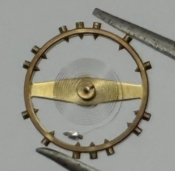 AS 1240 Balance Wheel Complete And Spring  8¾’’’ 49 M Watch Movement Parts NOS