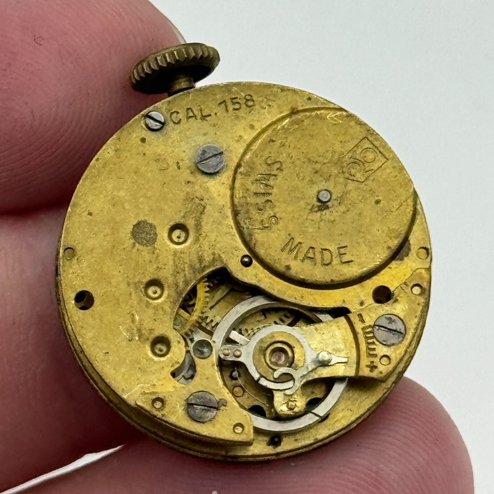 23.7mm Oris Cal 158 Bentima Mother Of Pearl Manual Wind Swiss Watch Movement