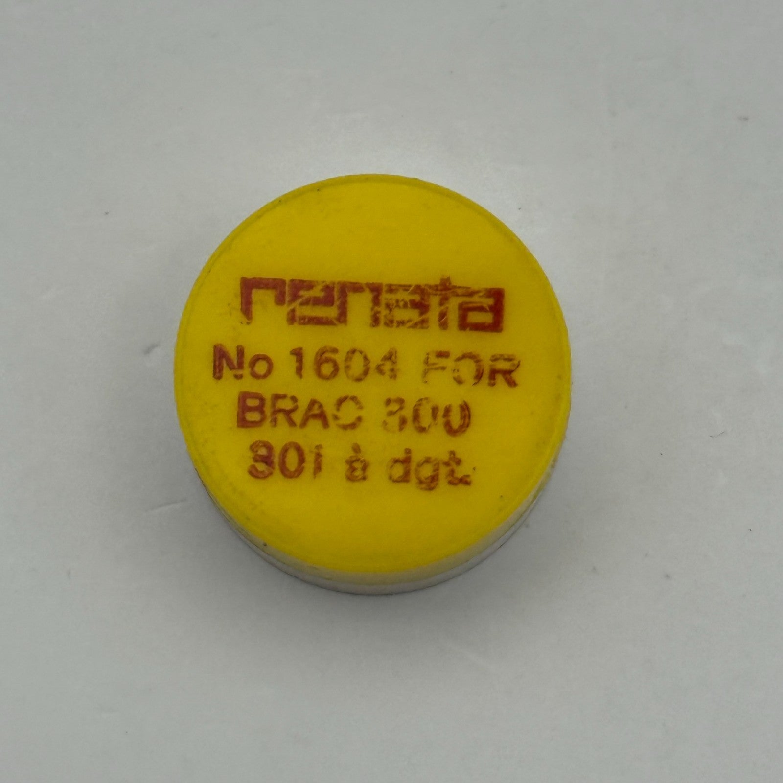 Brac 300 301 Balance Wheel Complete And Spring 1604 Watch Movement Parts NOS