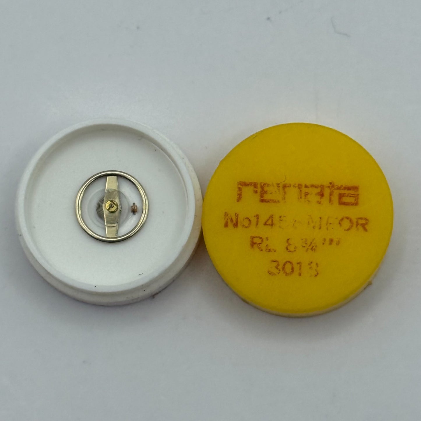 RL 8013 Balance Wheel Complete And Spring  8¾’’’ 1458 M Watch Movement Parts NOS