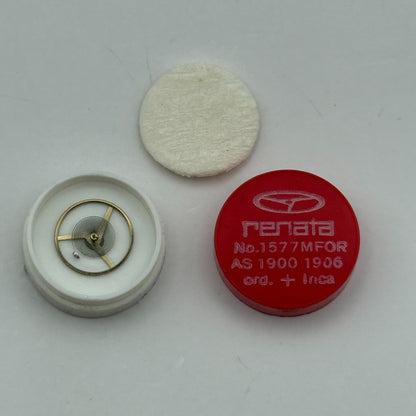 AS 1900 1906 Balance Wheel Complete And Spring 1577 M Watch Movement Parts