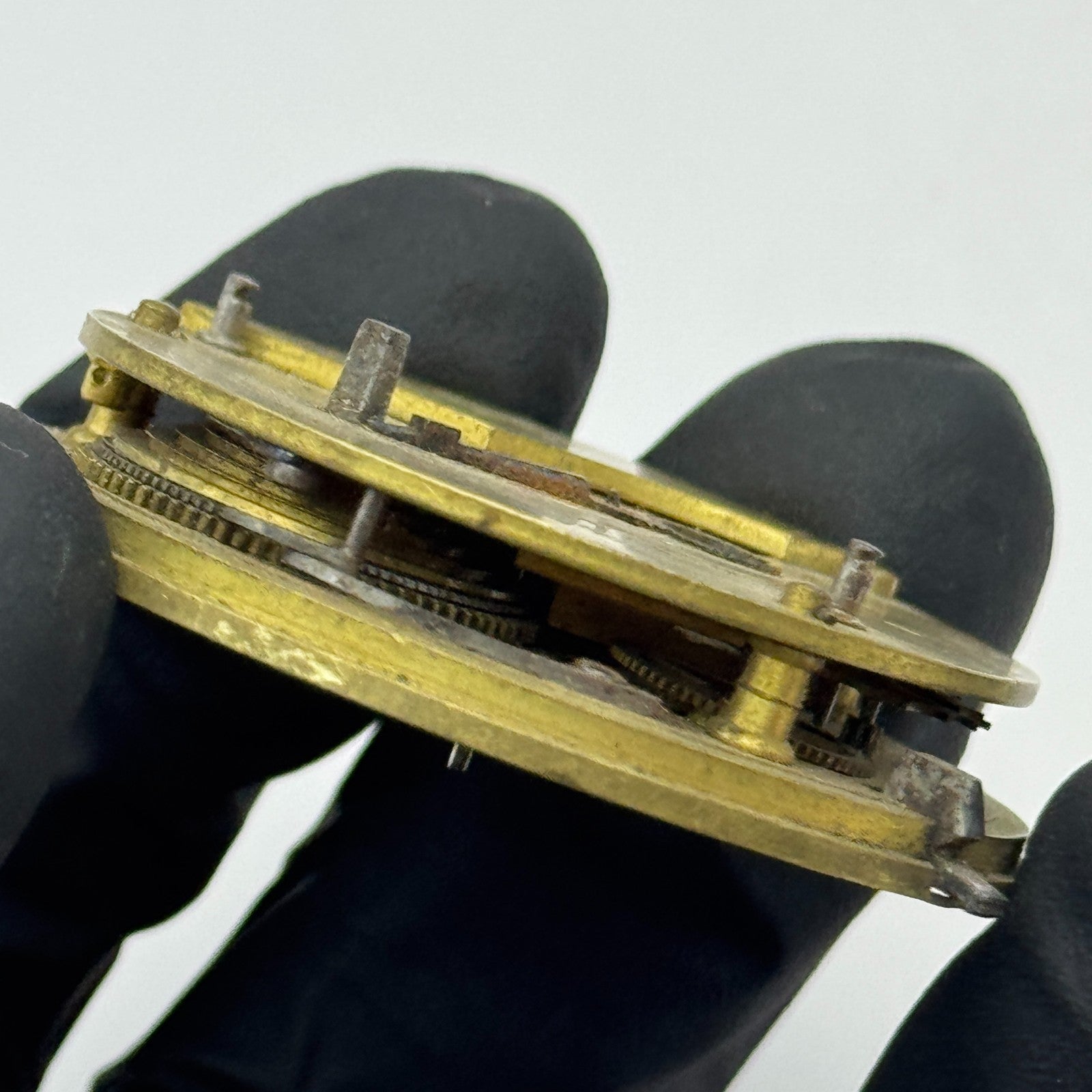 Fusee Pocket Watch Movement Antique English Key Wound Parts Repair Spares 46.4mm