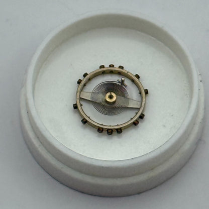AS 1051 Balance Wheel Complete And Spring 5¼’’’ 34 M Watch Movement Parts NOS