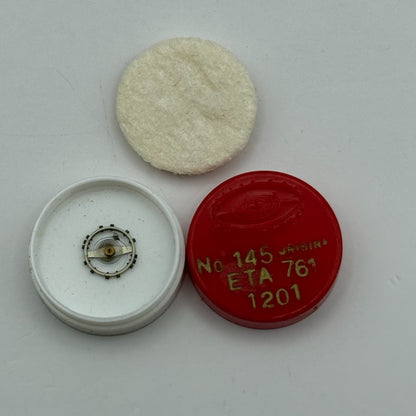 ETA 761 1201 Balance Wheel Complete And Spring 145 Watch Movement Parts NOS