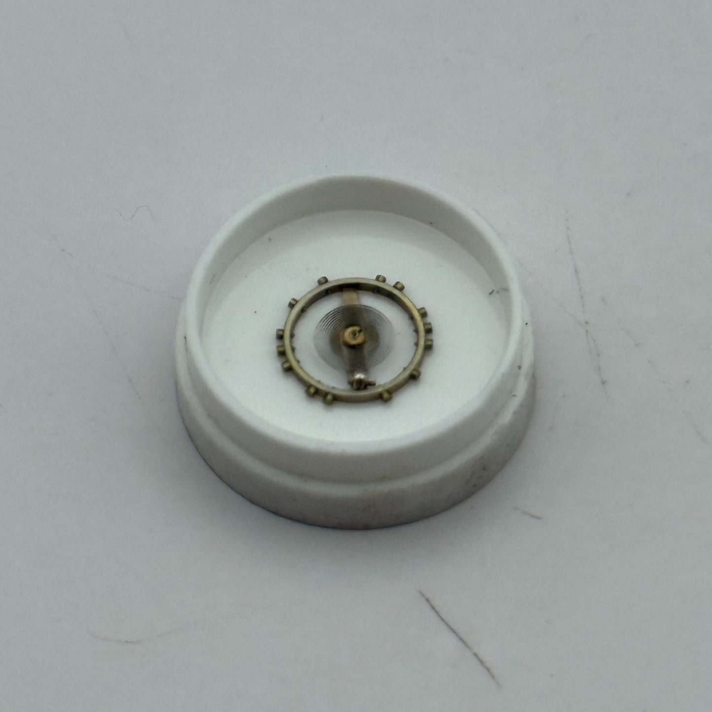 AS 970 Balance Wheel Complete And Spring 8 3/4''' 27 Watch Movement Parts NOS