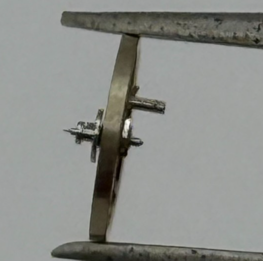 AS 1977-2 Balance Wheel Complete And Spring  1831 M Watch Movement Parts NOS