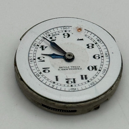 22mm Franklands Vital Pulse 60 Second Dial Trench Watch Movement Manual Wind