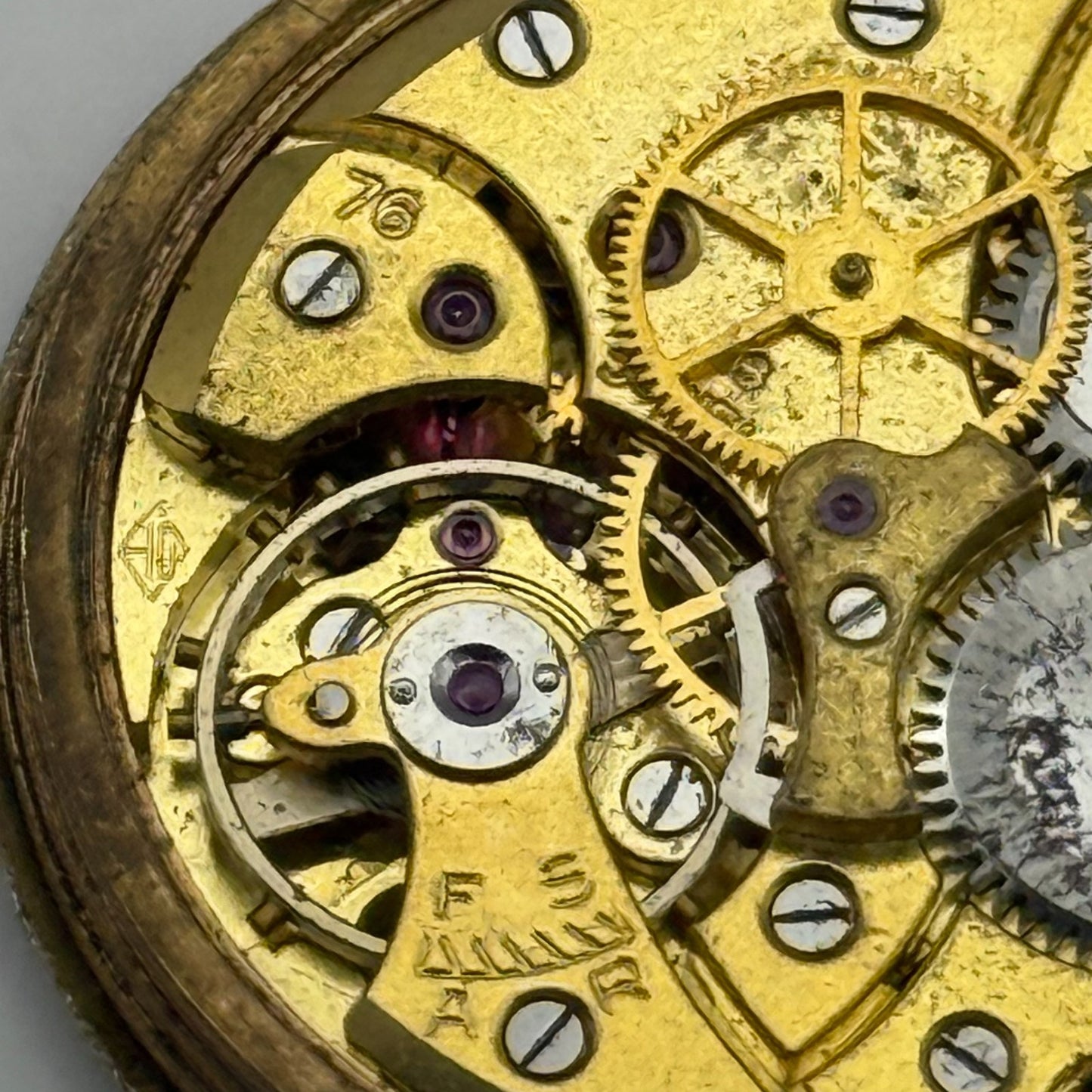 Rotary Maximus Revue 76 Good Balance Watch Movement Manual Wind Parts 26.9mm