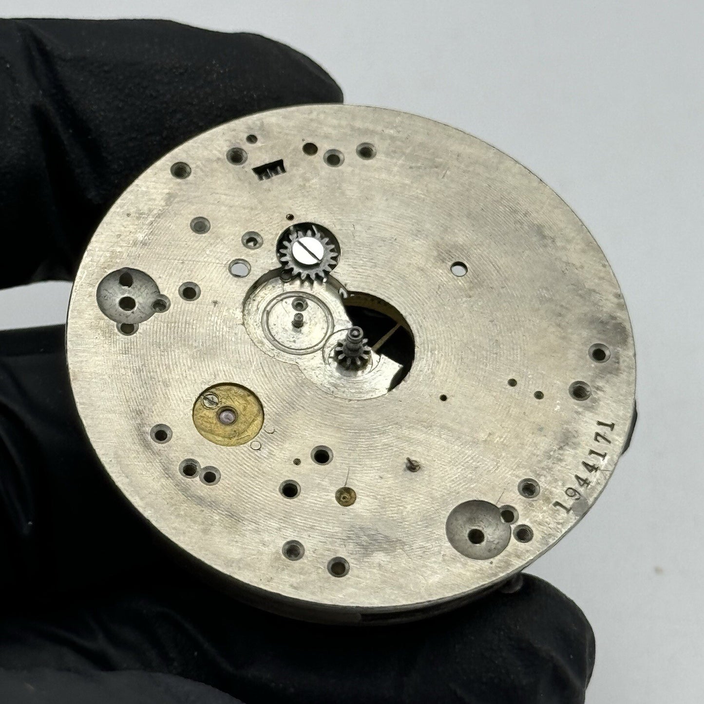 43.1mm Manual Wind Lever Adjusted Partial Pocket Watch Movement FOR PARTS Repair