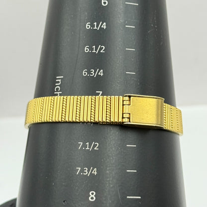 19mm Working Vintage Citizen Japan Ladies Gold Plated Quartz Watch 7 Inches