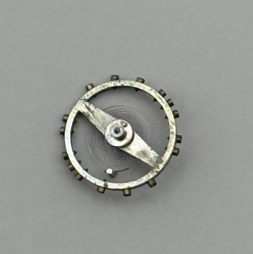 AS 1051 Balance Wheel Complete And Spring 5¼’’’ 34 M Watch Movement Parts NOS