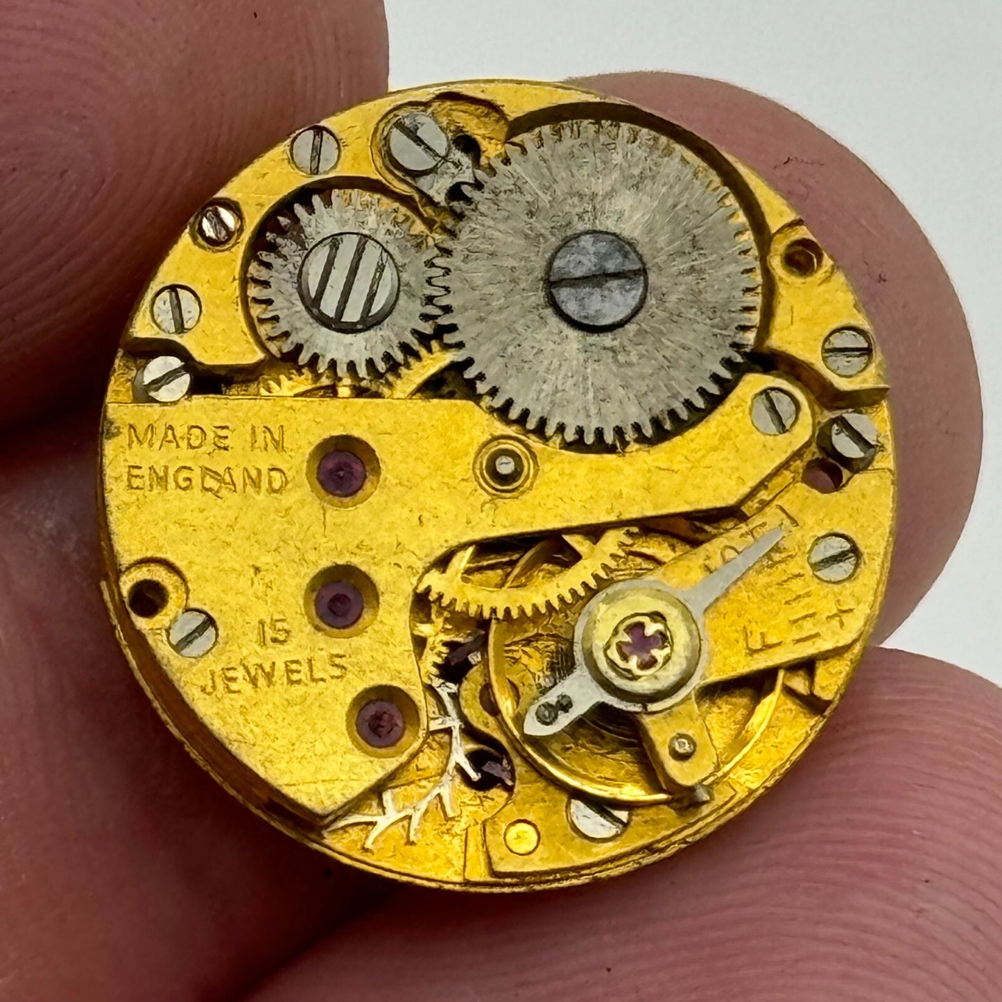 19.7mm Rare Smiths C 0361 Ladies 15 Jewels Made In England Watch Movement PARTS