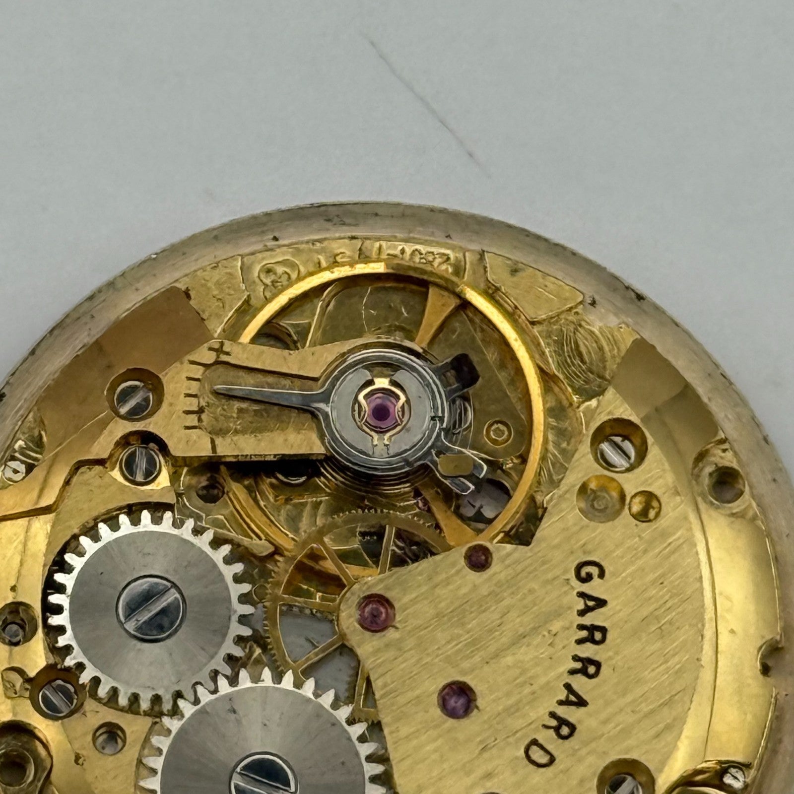 ETA 2801-1 Watch Movement Garrard Manual Wind Vintage Swiss Parts Repair Spares
