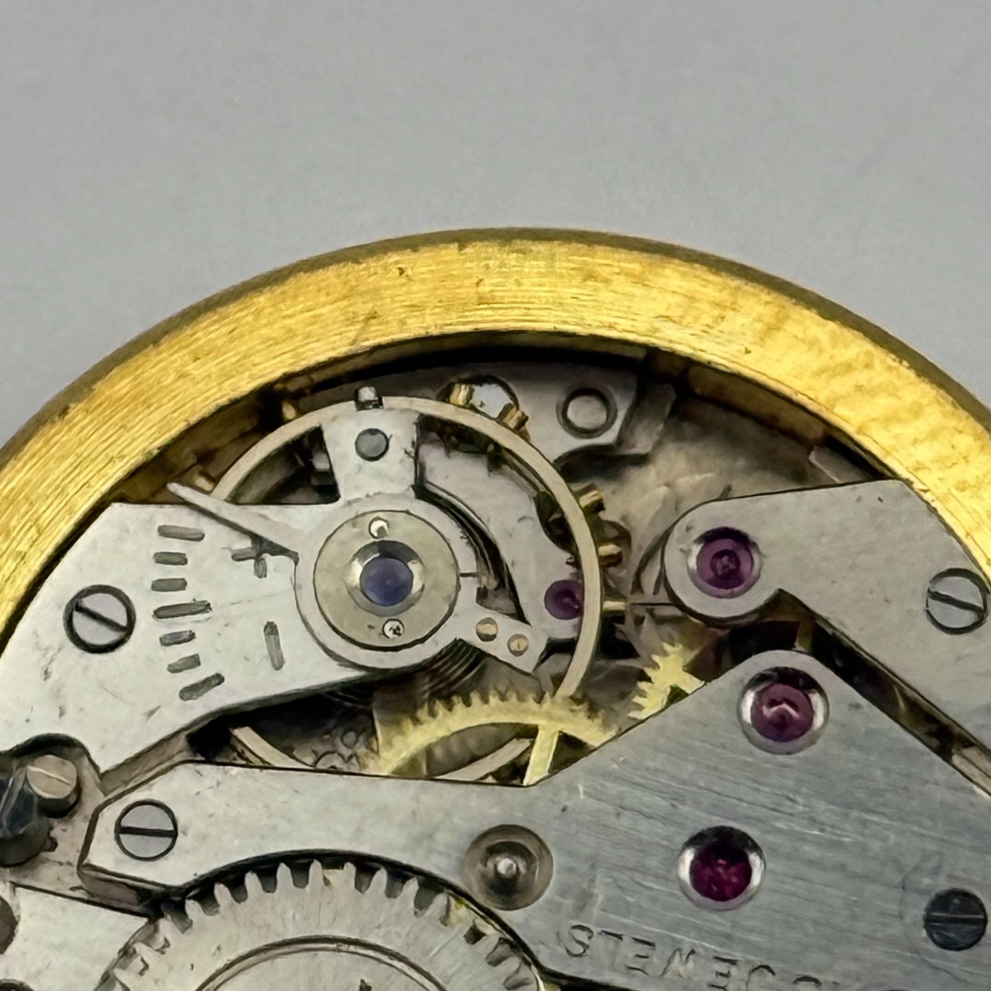 AS 1002 984 Watch Movement Mappin Manual Wind Vintage Swiss Parts Repair 28.6mm