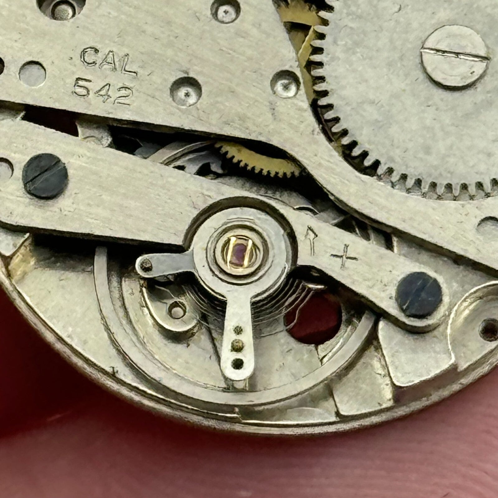 23.9mm Rare Smiths Cal 542 Manual Wind Watch Movement PARTS REPAIR SPARES