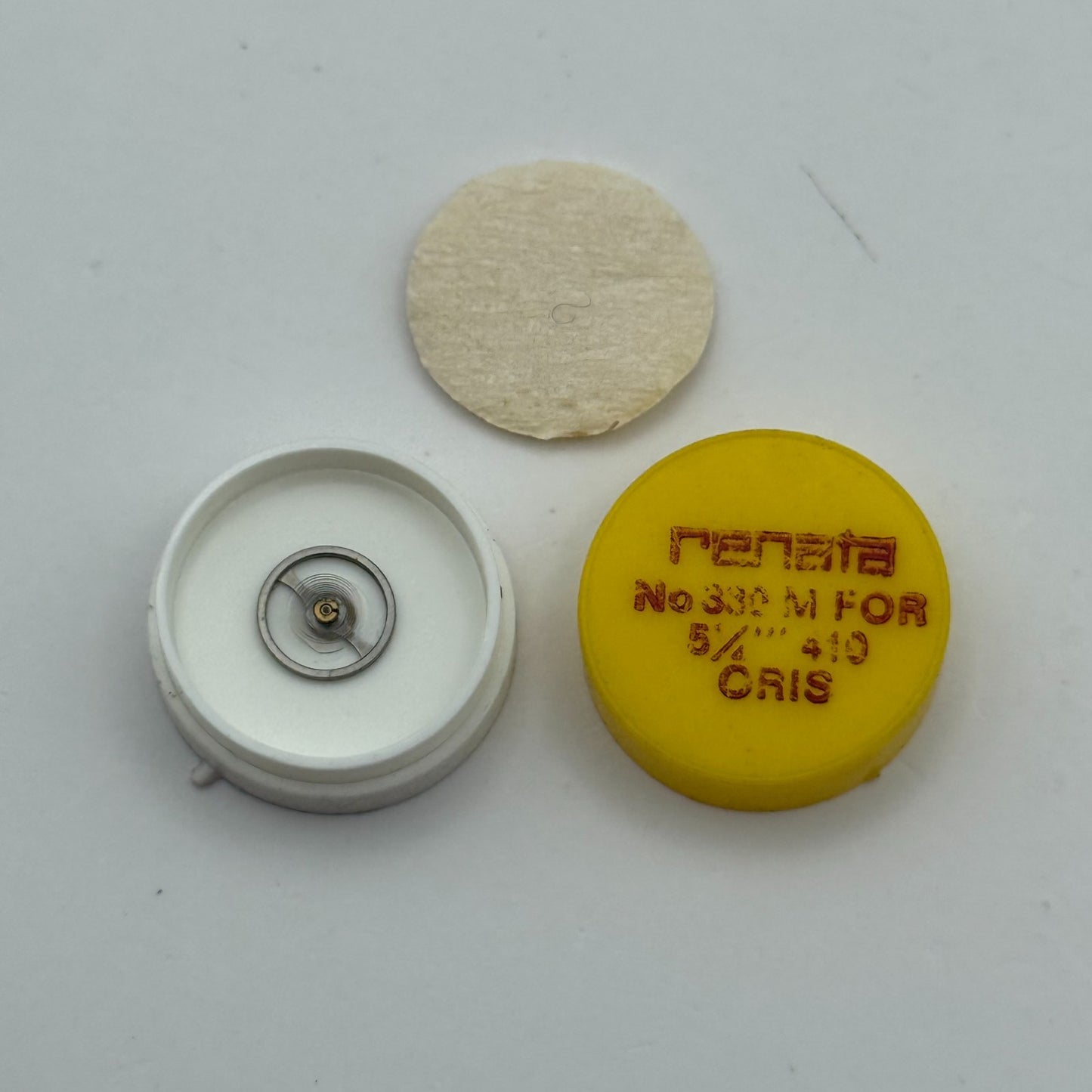 Oris 410 Balance Wheel Complete And Spring 5 1/4’’’ 330 M Watch Movement Parts