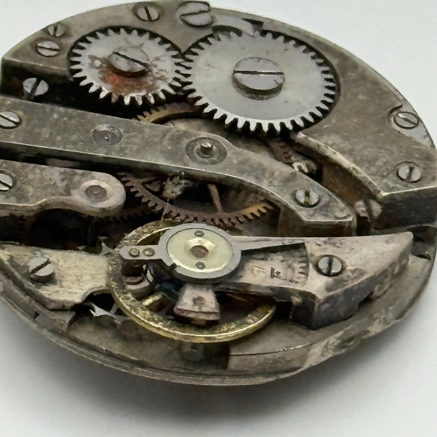 AS A Schild Watch Movement Manual Wind Vintage Swiss Parts Repair Spares 23.7mm