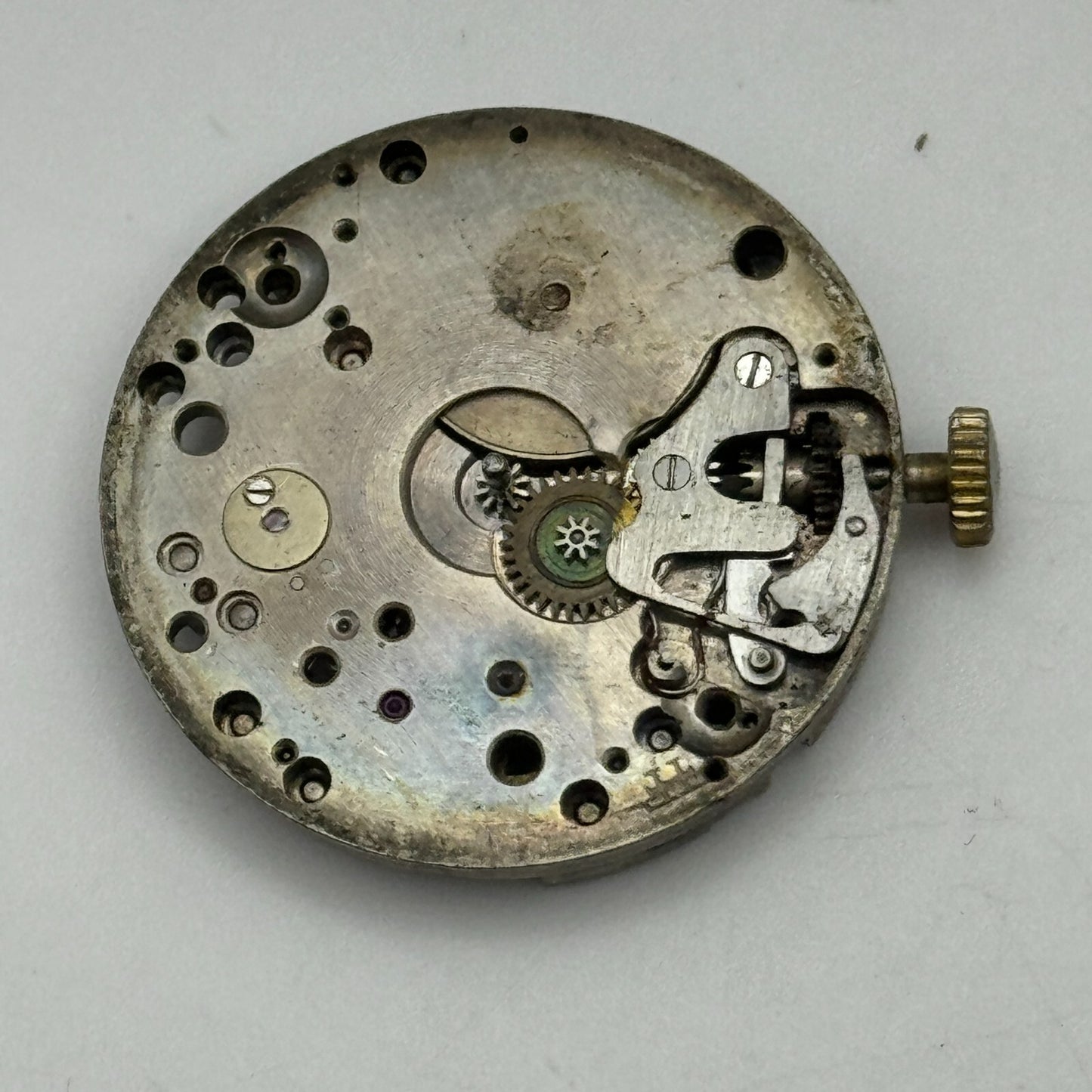 27.1mm Men's Bernex FHF 15 Jewels Trench Watch Movement Manual Wind Swiss PARTS