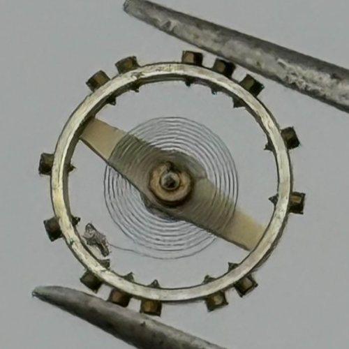 AS 976 1012 Balance Wheel Complete And Spring  29 M Watch Movement Parts NOS