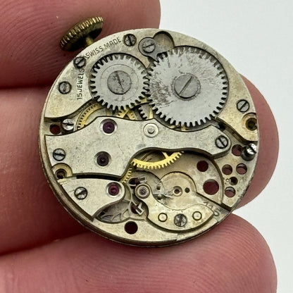 23.4mm Unidentified Cal 116 Manual Wind Watch Movement Swiss Vintage PARTS SPARE