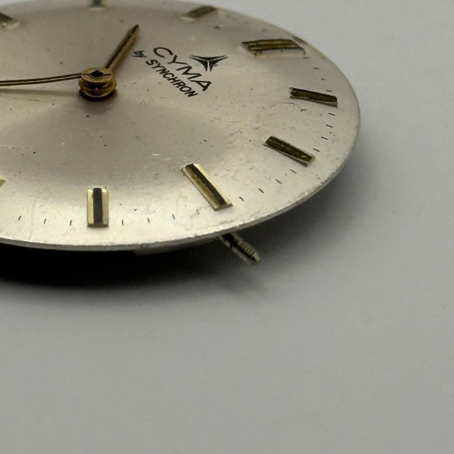 ETA 2750 Watch Movement Cyma By Synchron Manual Wind Vintage Parts Repair 25.4mm