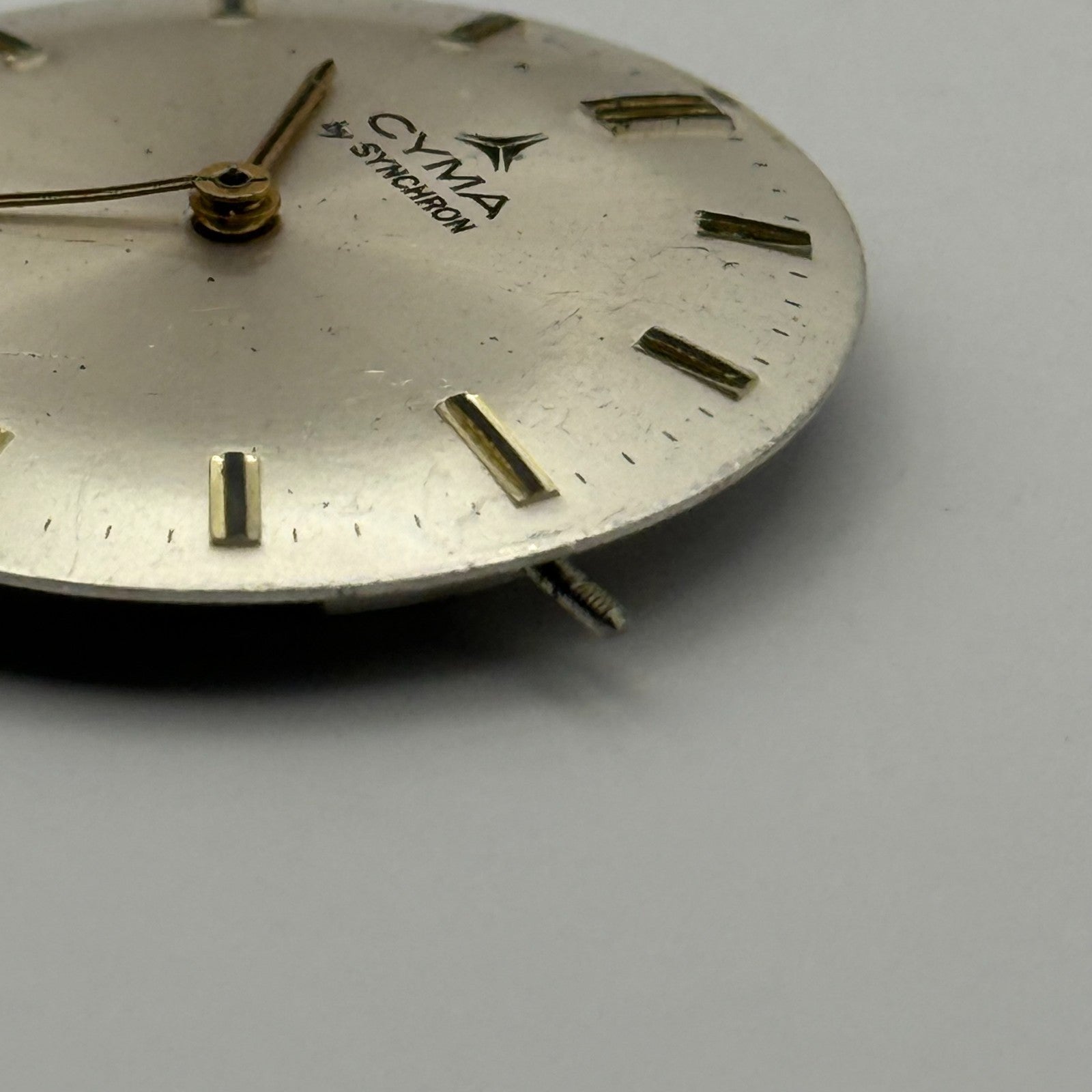 ETA 2750 Watch Movement Cyma By Synchron Manual Wind Vintage Parts Repair 25.4mm