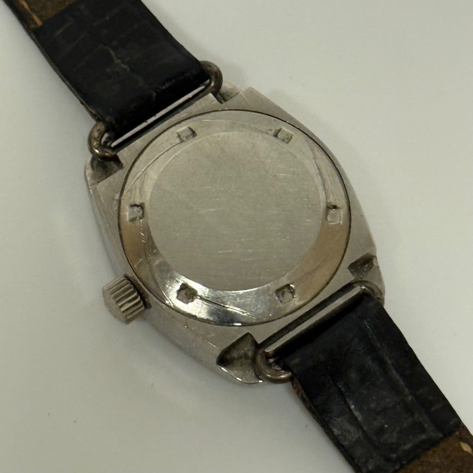 25mm Vintage Tissot Seastar Date Dial Ladies Swiss Stainless Watch PARTS REPAIR