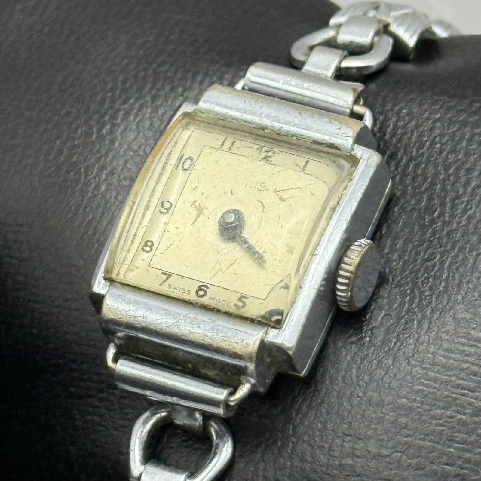 17mm Vintage Oris Ladies Swiss Prima Bracelet Manual Wind Watch PARTS / REPAIR