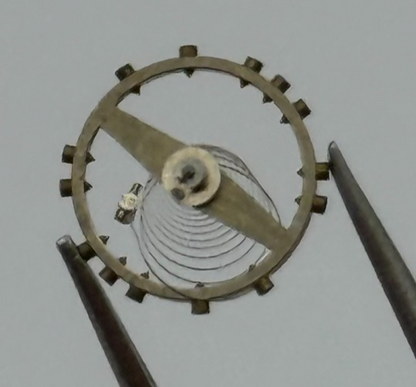 AS 970 Balance Wheel Complete And Spring 8 3/4’’’ 27 M Watch Movement Parts