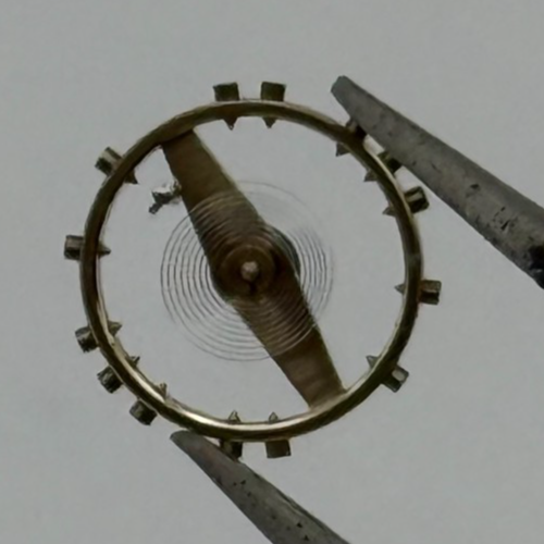 ETA 2325 2335 Balance Wheel Complete And Spring 695 M Watch Movement Parts NOS