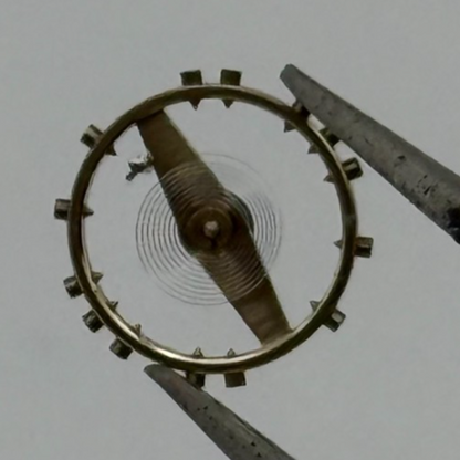 ETA 2325 2335 Balance Wheel Complete And Spring 695 M Watch Movement Parts NOS