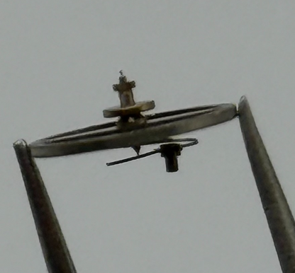 Ebosa 52 Balance Wheel Complete And Spring 5¼’’’  130 Watch Movement Parts 