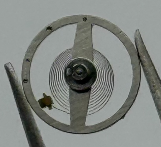 EB 1226 Balance Wheel Complete And Spring 8¾’’’ Special SP Watch Movement Parts