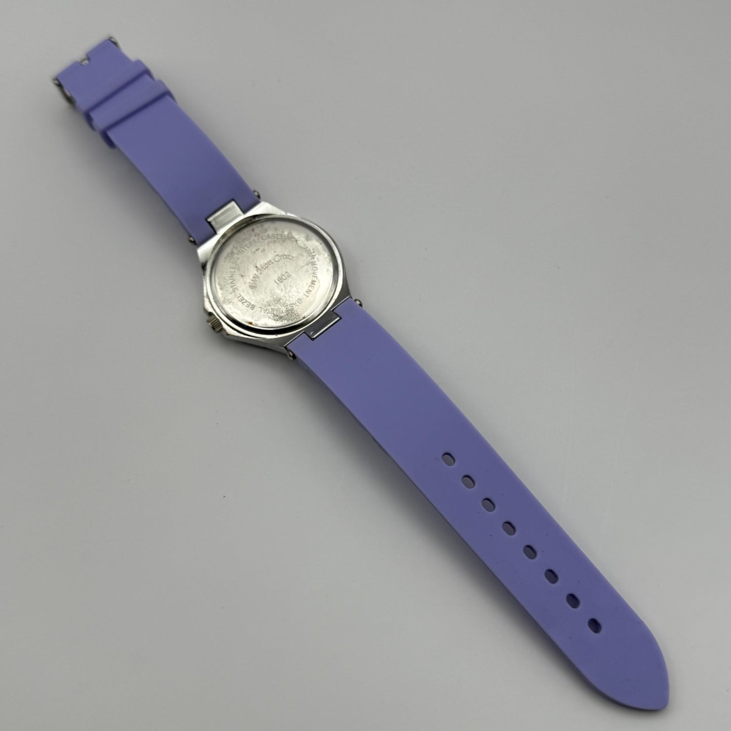 Eve Mon Crois Ladies Quartz Watch Subdial Crystal Accents Japan Working 40mm