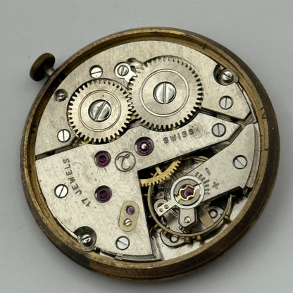 AS 1634 Watch Movement Bernex Manual Wind Vintage Swiss Parts Repair 29.6mm