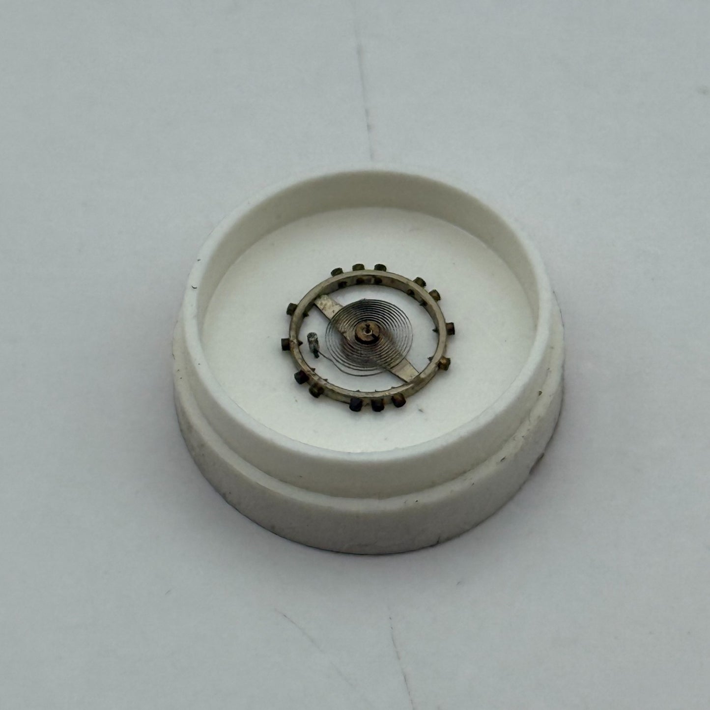 FHF 75 Balance Wheel Complete And Spring 5 1/4''' 203 M Watch Movement Parts NOS
