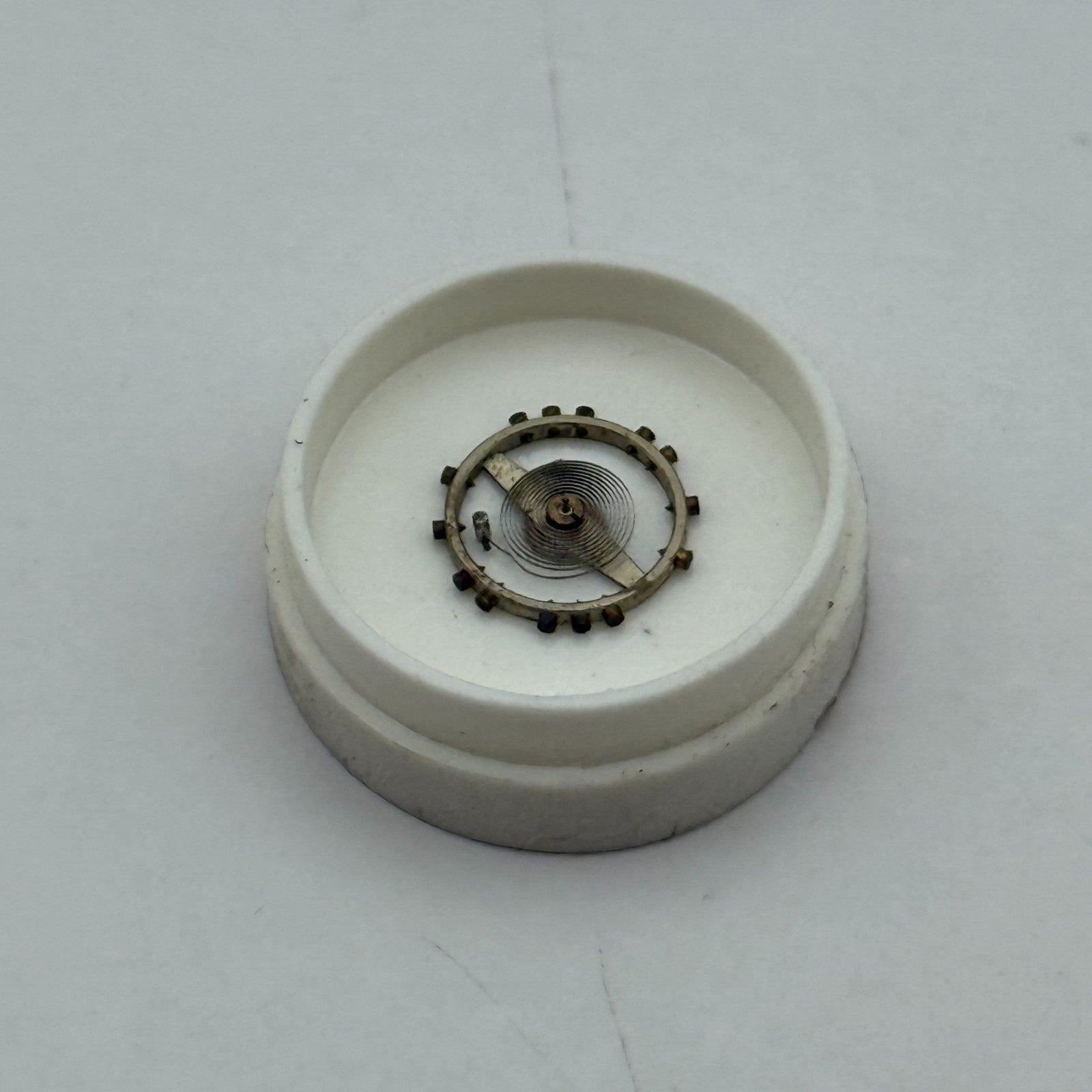 FHF 75 Balance Wheel Complete And Spring 5 1/4''' 203 M Watch Movement Parts NOS
