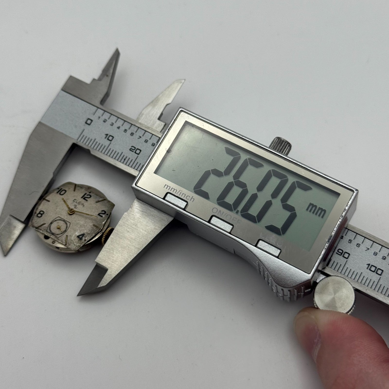 1942 Vintage 8/0s Elgin 554 Model 7 American Watch Movement PARTS REPAIR SPARES