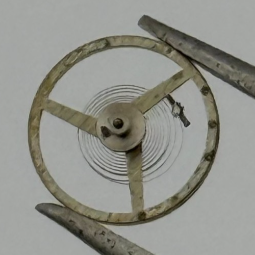 AS 976 1012 Balance Wheel Complete And Spring  532 M Watch Movement Parts 