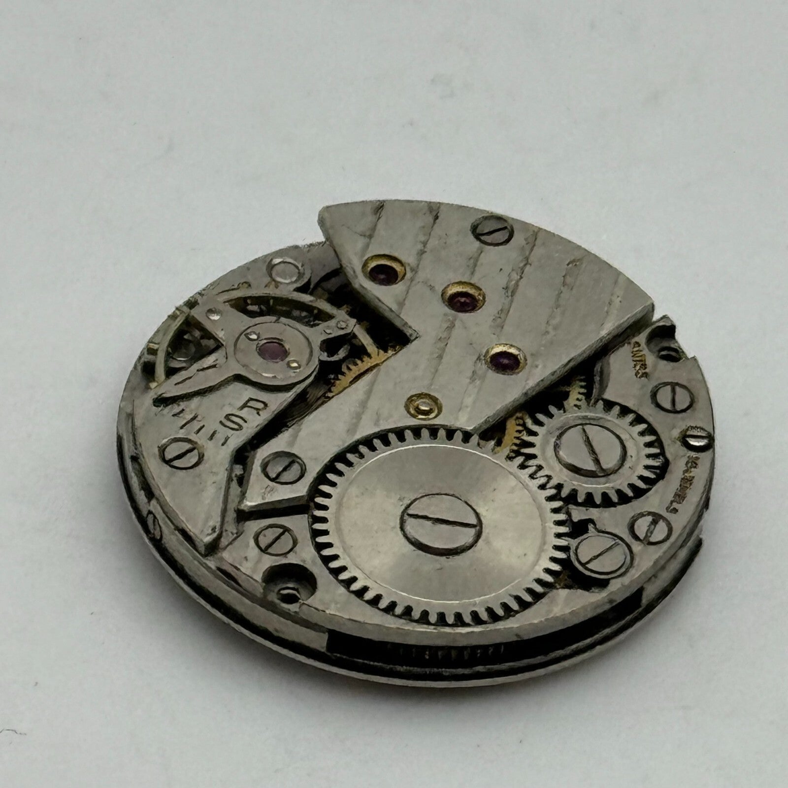 23.4mm FHF 175 Swiss Manual Wind 15 Jewels Watch Movement PARTS REPAIR SPARES