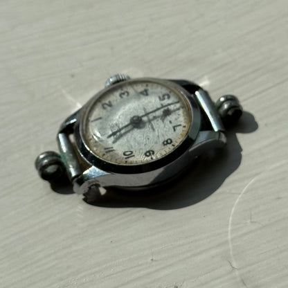 Vintage 21mm Smiths Cal 201 Jewelled Sub Second Manual Wind Watch PARTS / REPAIR