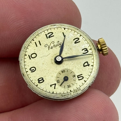 19.7mm Running Verity ETA 980 Sub Seconds Manual Wind Swiss Watch Movement PARTS