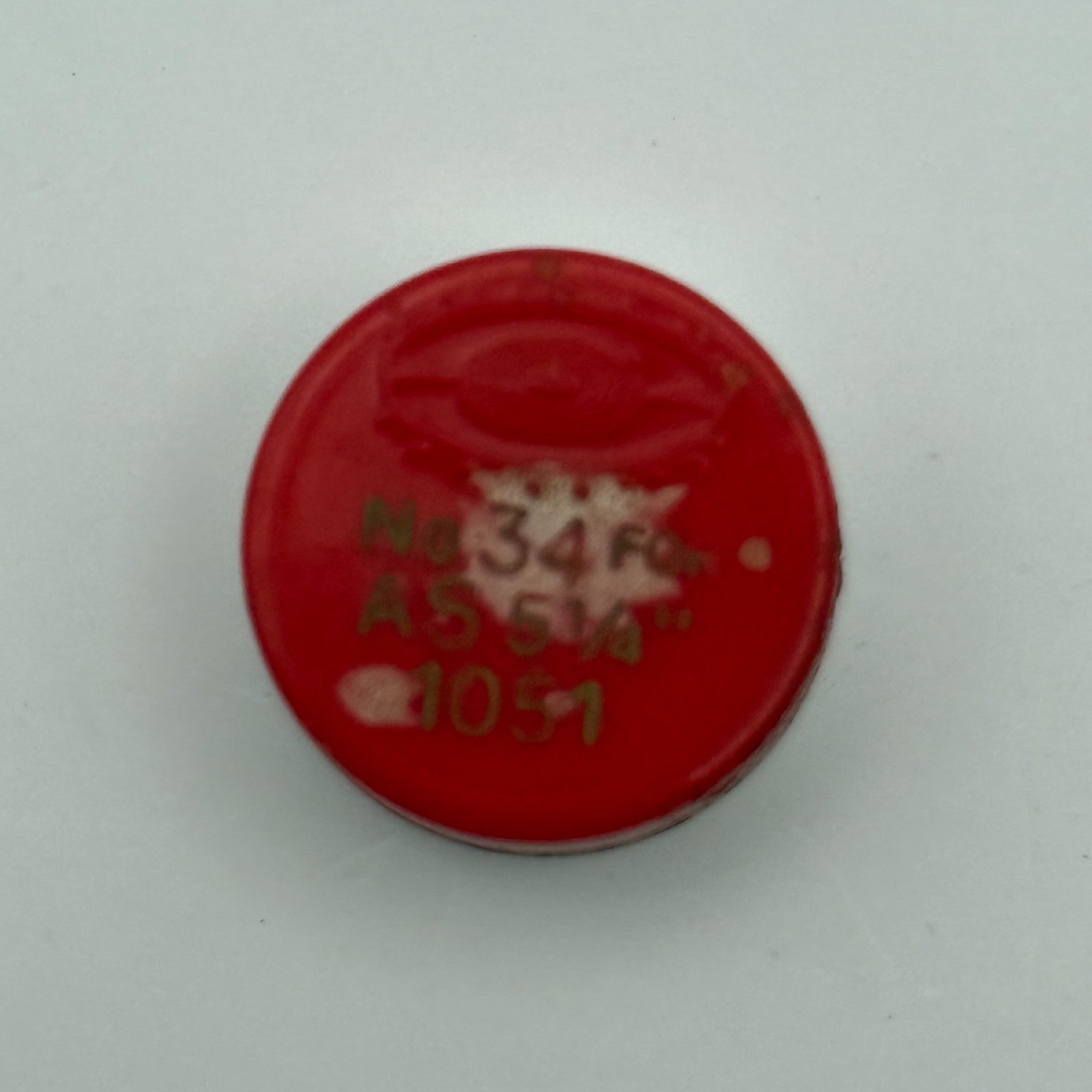 AS 1051 Balance Wheel Complete And Spring 5¼’’’ 34 Watch Movement Parts NOS